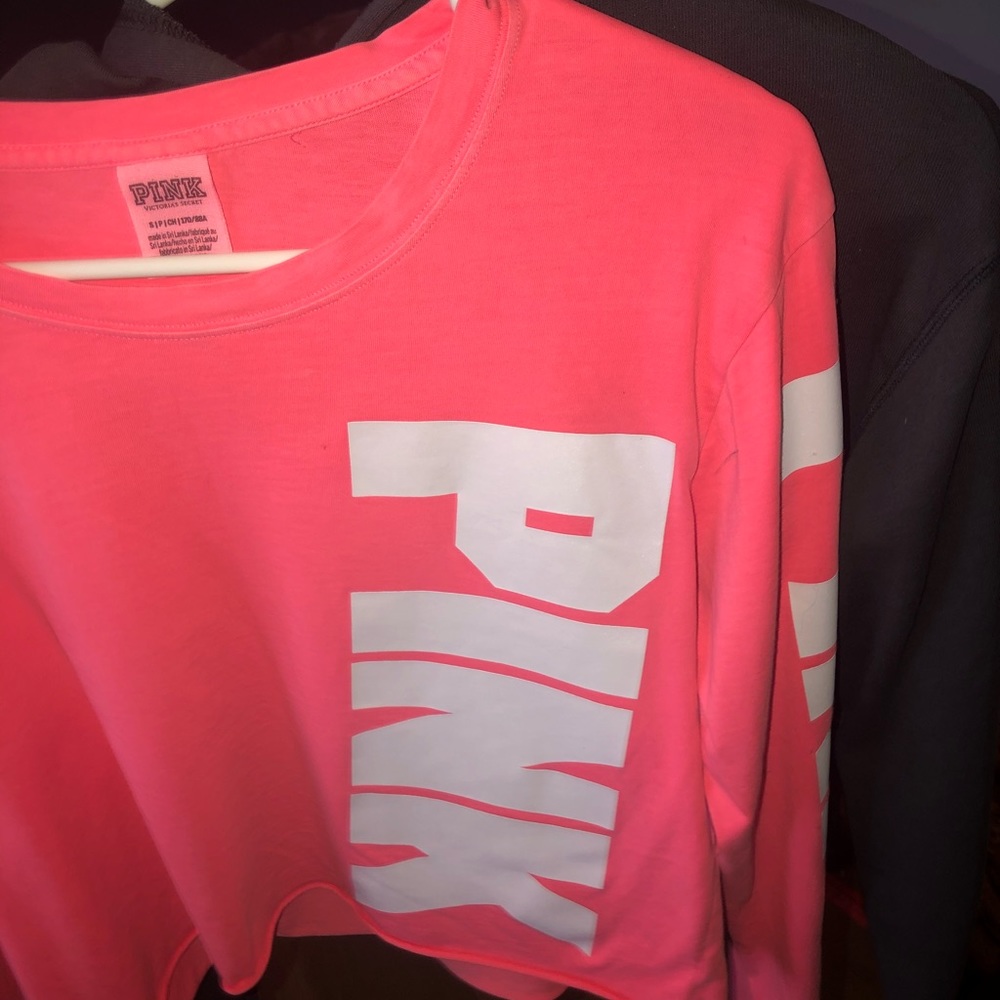 Pink Crop Tops